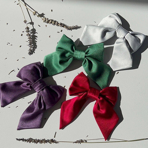 Silk Lady Dog Bow