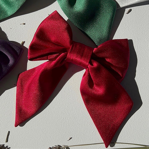 Silk Lady Dog Bow