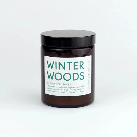 "Winter Woods" soy candle by Coudre Berlin