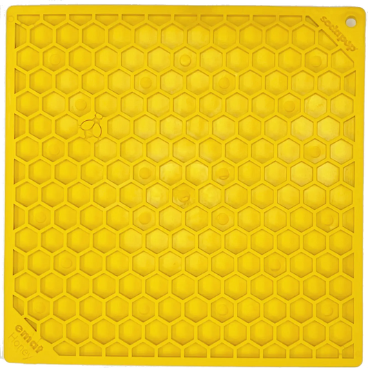 Honeycomb Design Enrichment Licking Mat